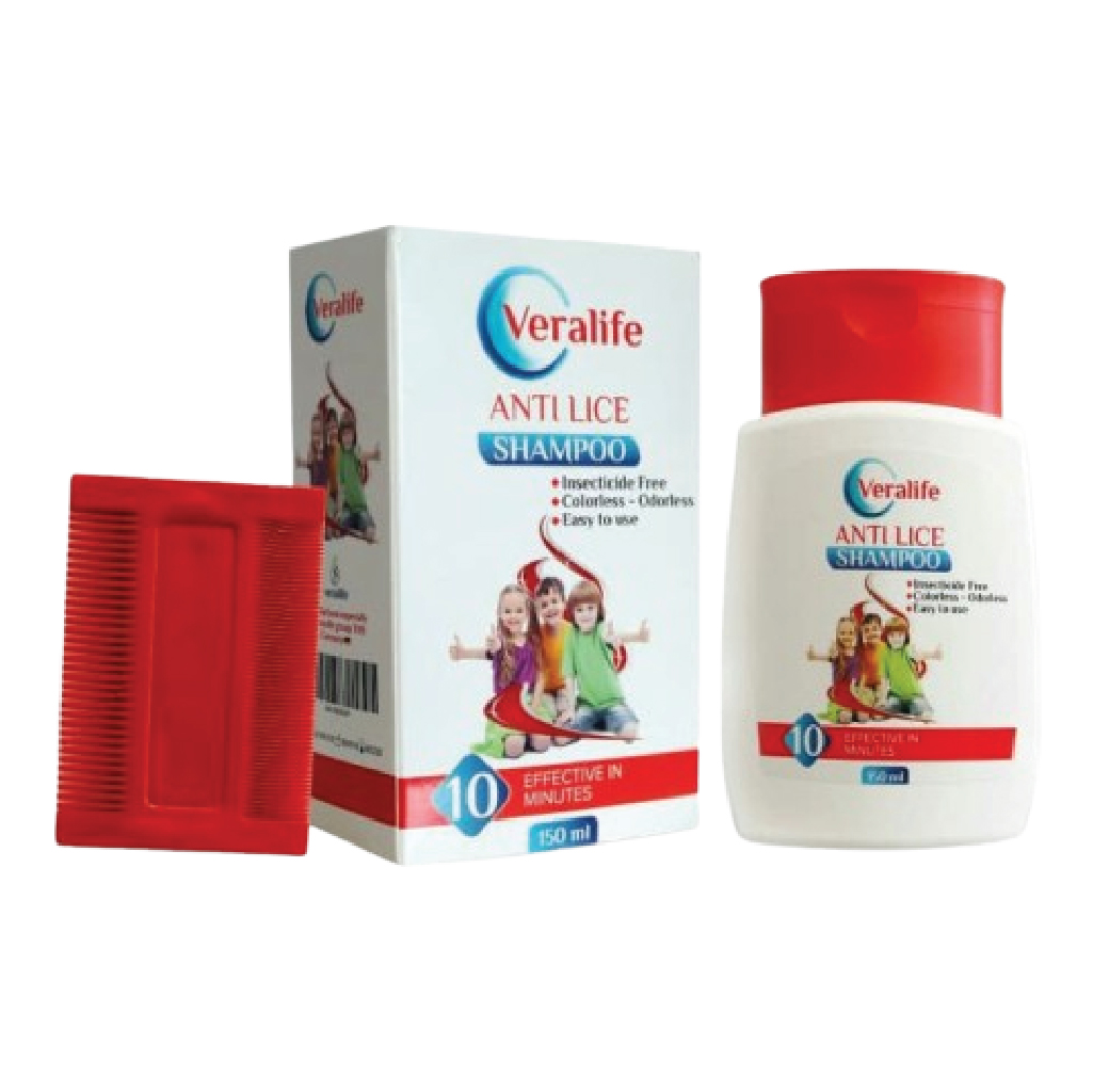 Address, Veralife Hair and Scalp Shampoo, Nourishing shampoo for healthy scalp and hair, 150ml